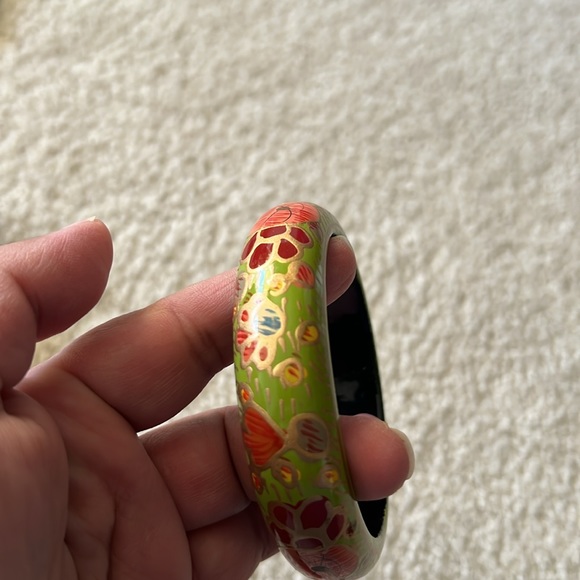 Set of Kashmiri Hand painted Bangles Brand New - Picture 6 of 7